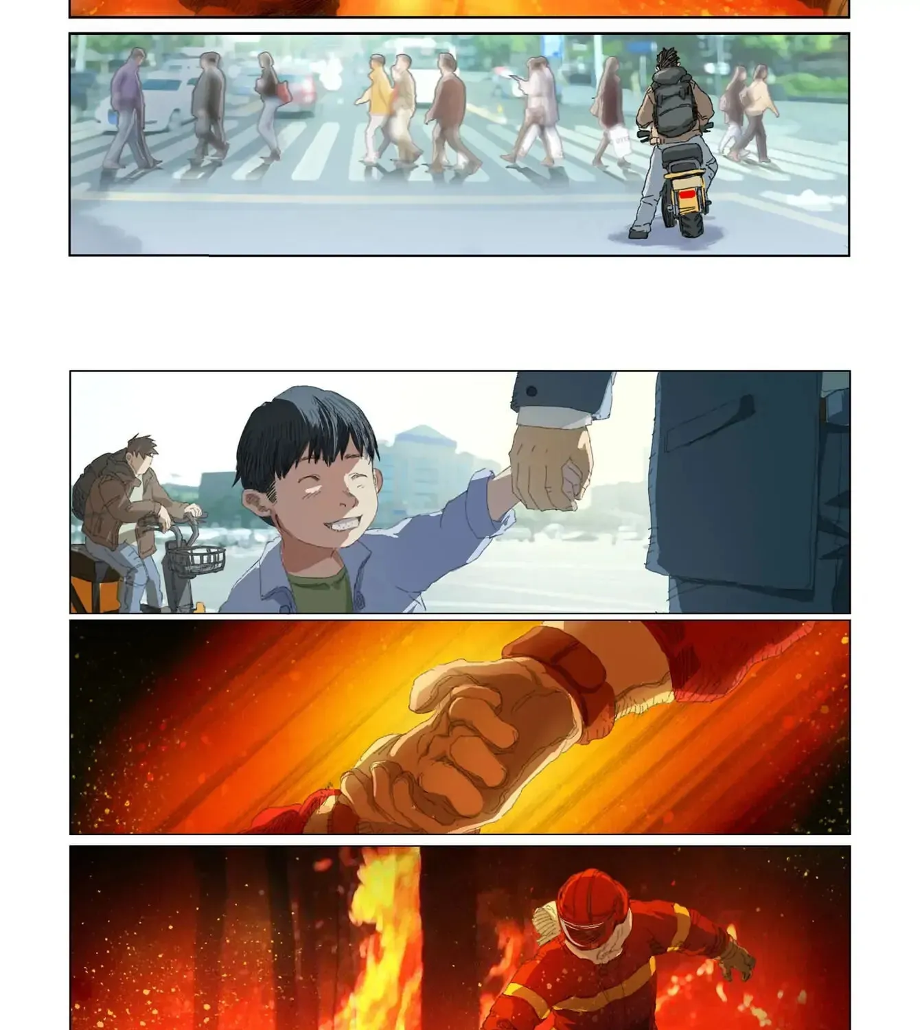 Read Against The Flames chapter 1 image 8 on Lezhin