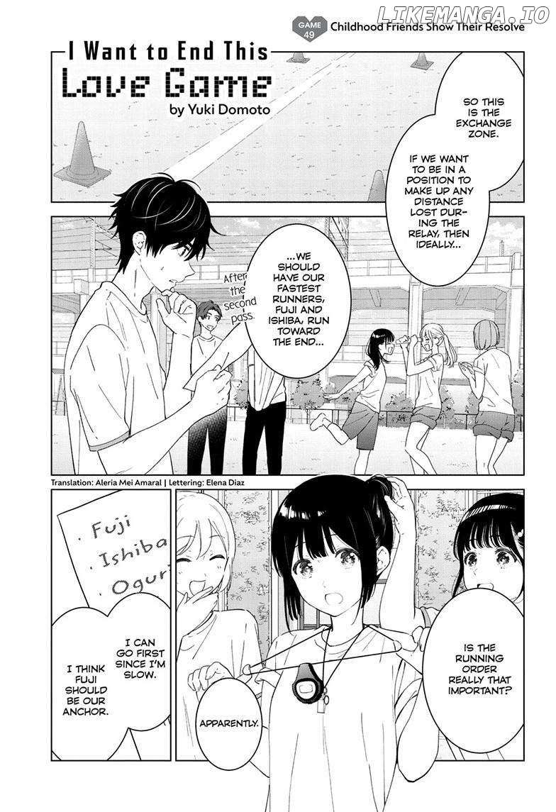 Aishiteru Game wo Owarasetai Chapter 49 page 2 - 
