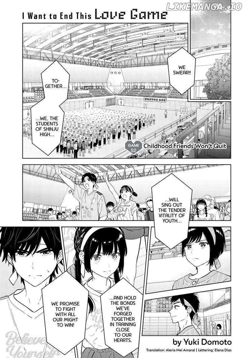 Aishiteru Game wo Owarasetai Chapter 52 page 2 - 