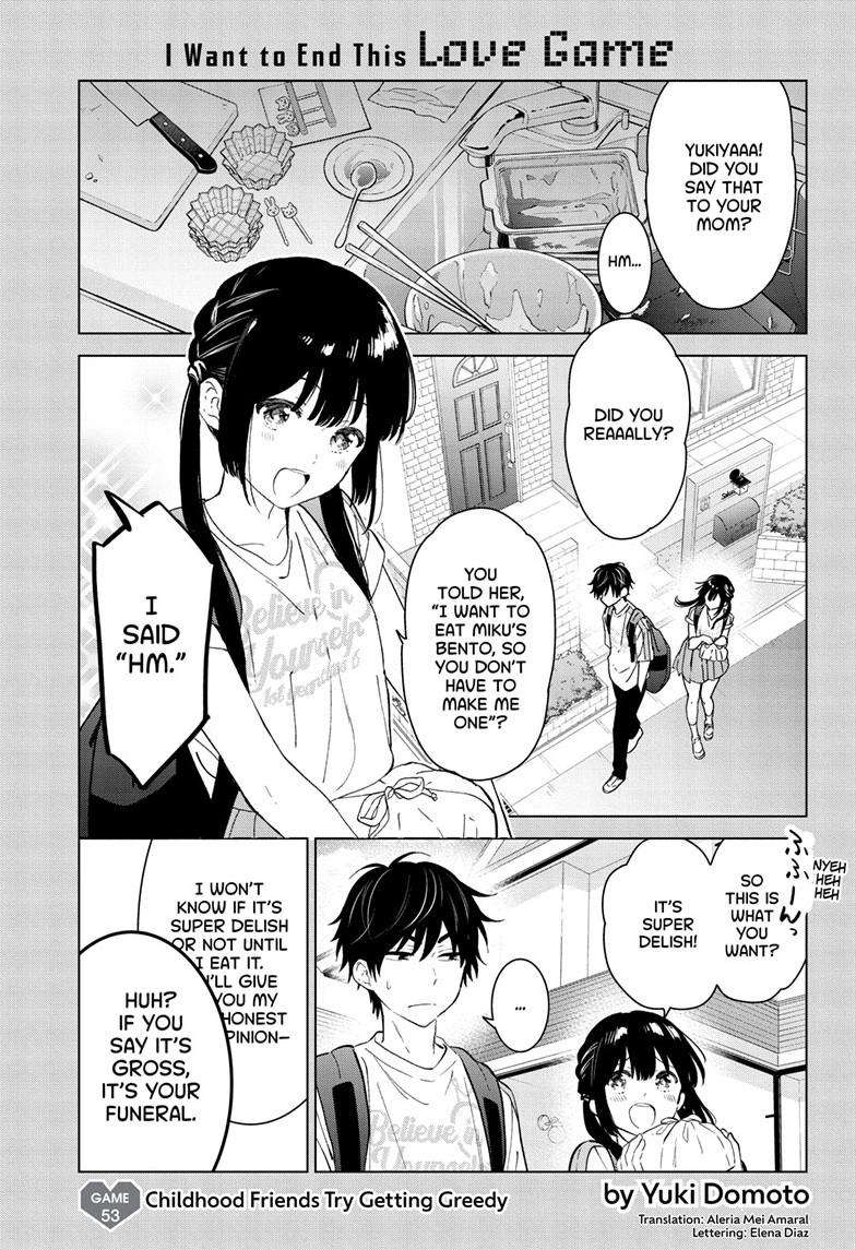 Aishiteru Game wo Owarasetai Chapter 53 page 2 - 