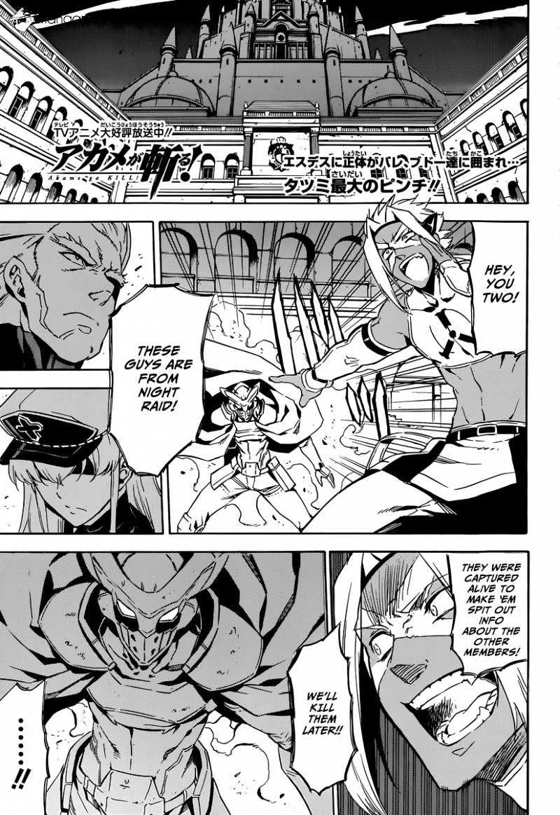 Read Akame ga Kill! chapter 51 image 1 on Lezhin