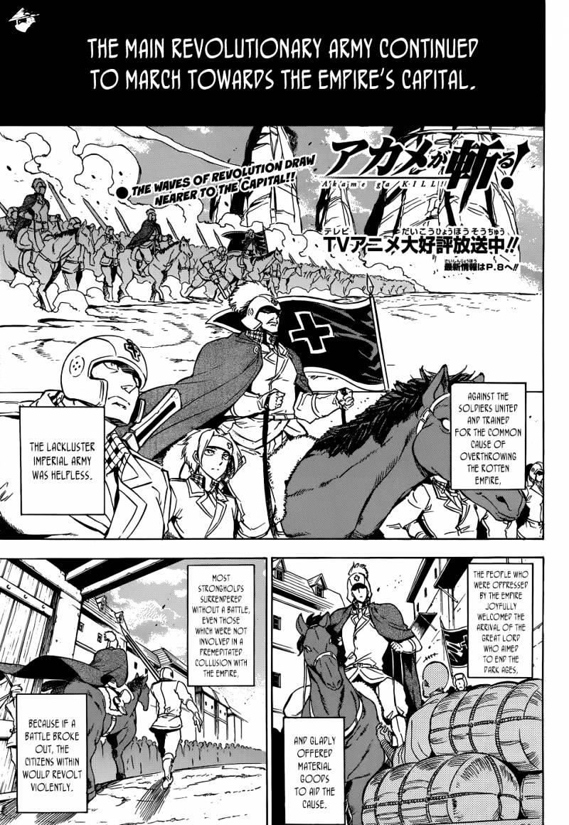 Read Akame ga Kill! chapter 53 image 0 on Lezhin