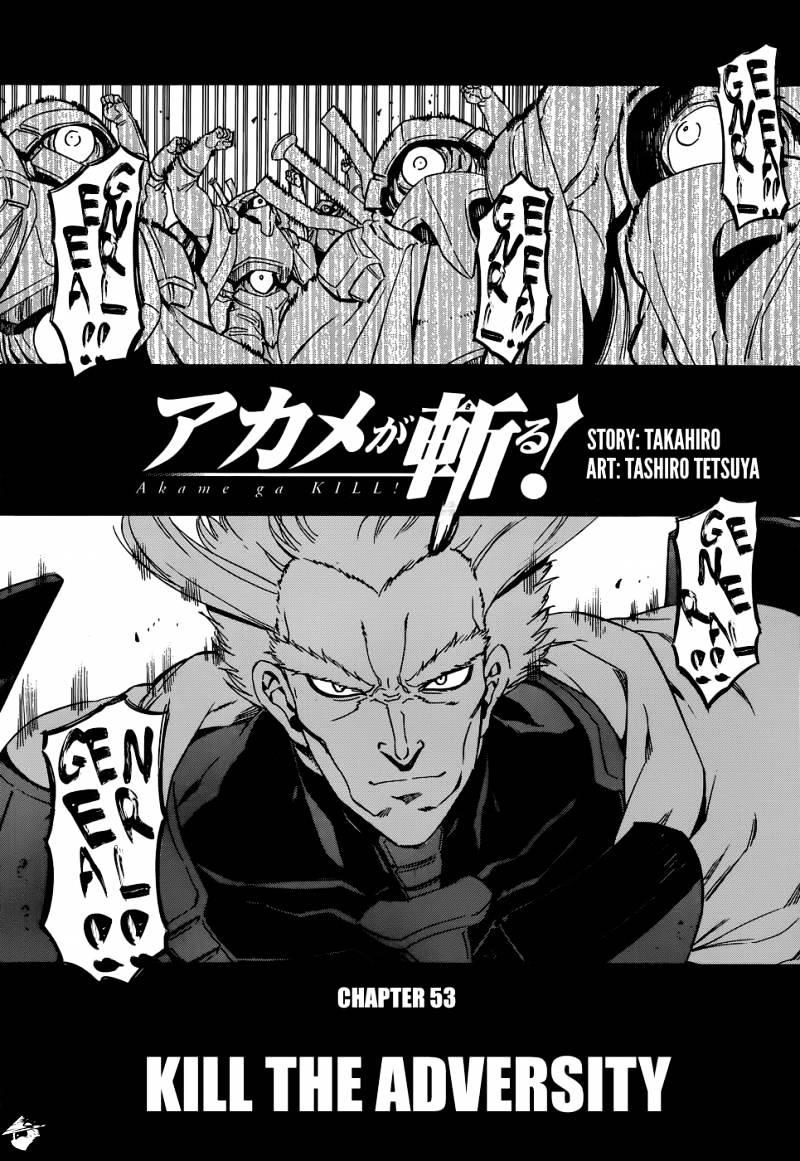 Read Akame ga Kill! chapter 53 image 3 on Lezhin