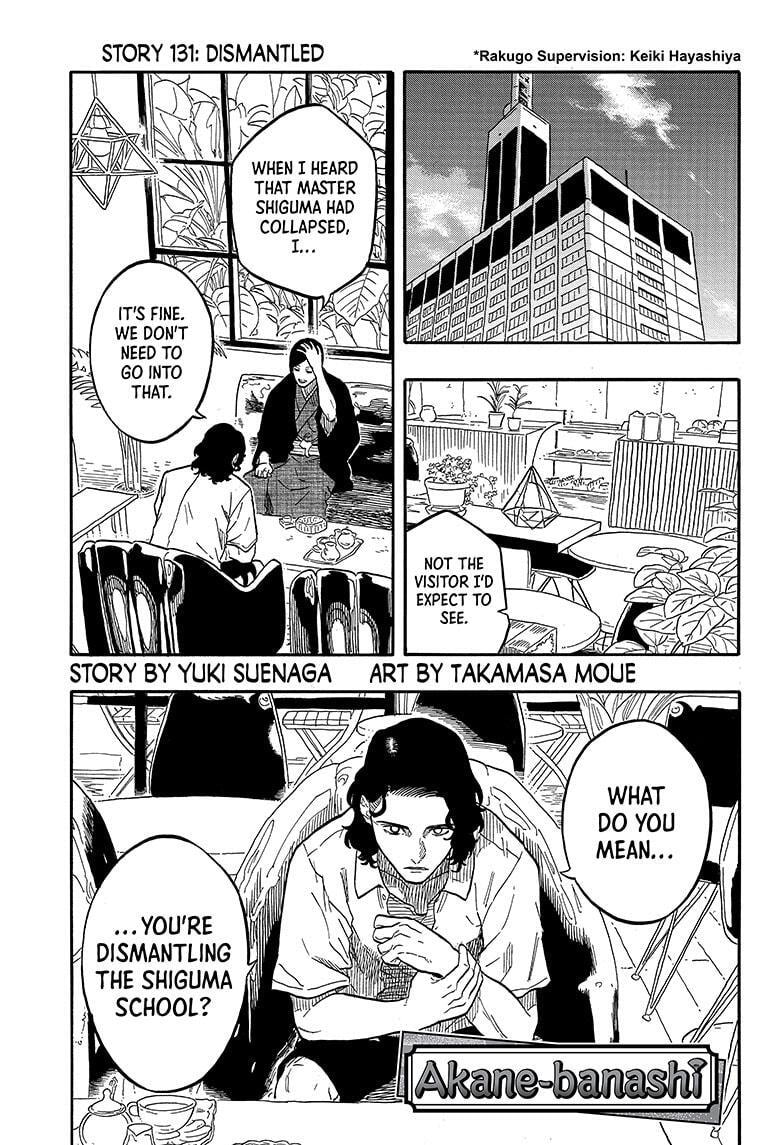 Read Akane-banashi chapter 131 image 0 on Lezhin