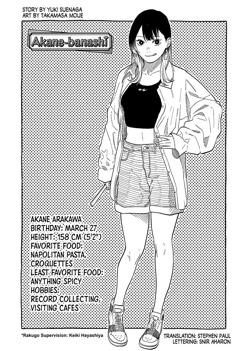 Read Akane-banashi chapter 148 image 0 on Lezhin
