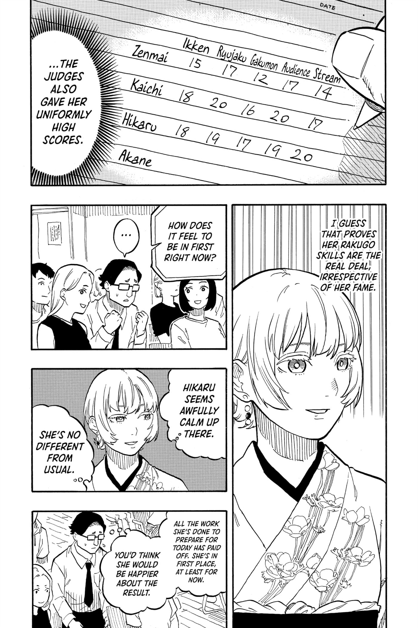 Read Akane-banashi chapter 68 image 4 on Lezhin