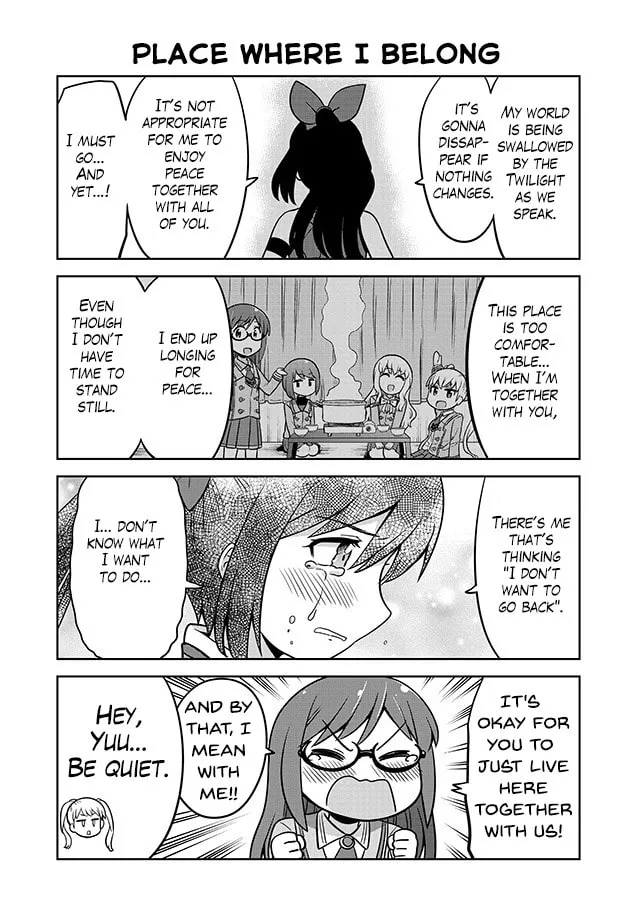 Read Akanesasu Shoujo 4koma Parallel chapter 9 image 1 on Lezhin