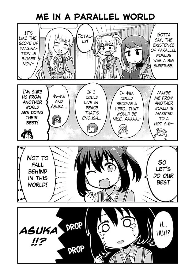 Read Akanesasu Shoujo 4koma Parallel chapter 9 image 6 on Lezhin
