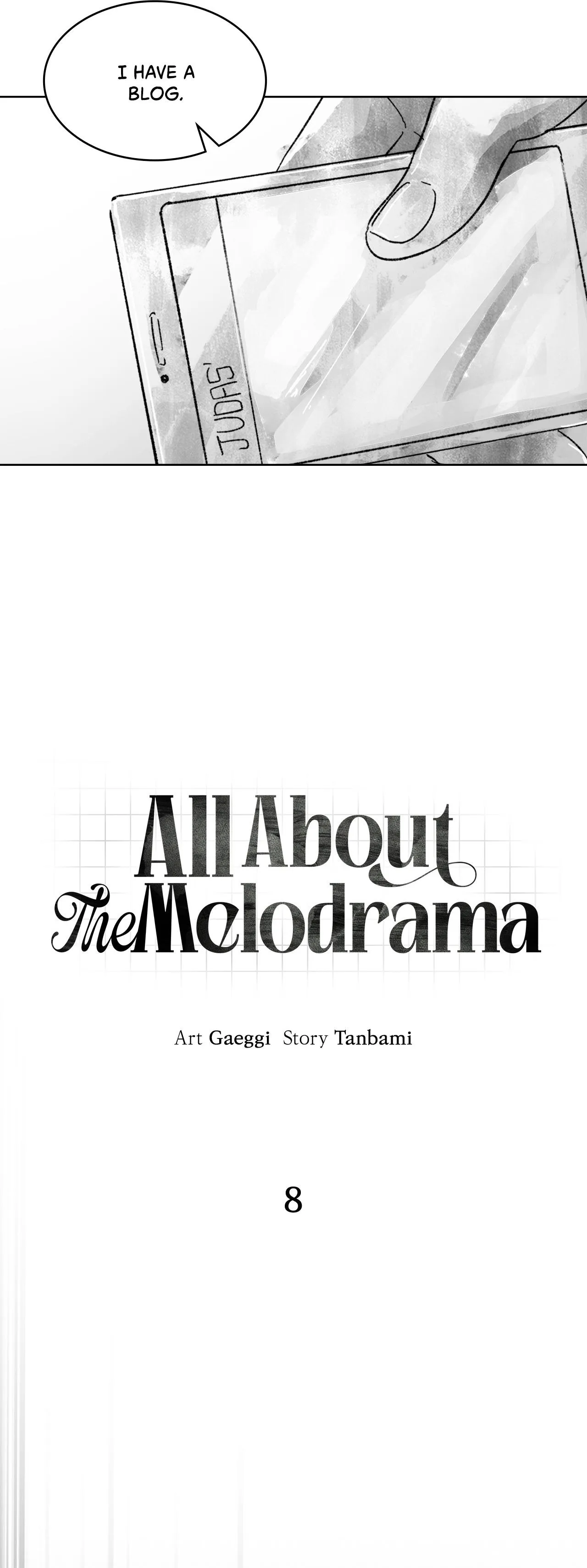 Read All About the Melodrama chapter 8 image 5 on Lezhin