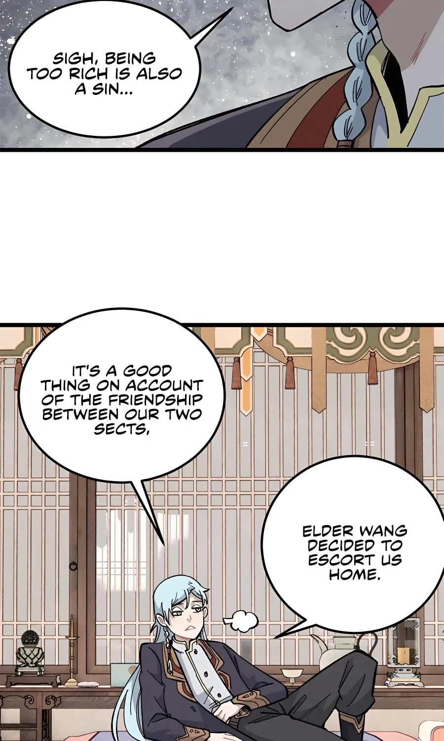 Read All Hail the Sect Leader chapter 175 image 72 on Lezhin