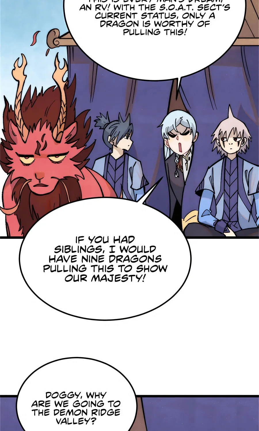 Read All Hail the Sect Leader chapter 284 image 45 on Lezhin