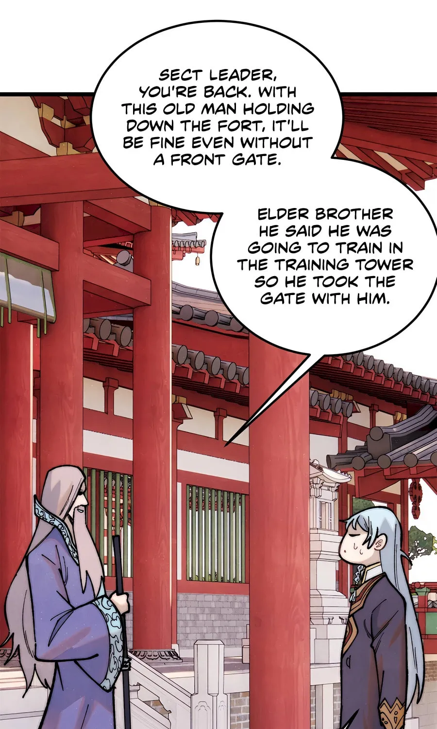 Read All Hail the Sect Leader chapter 327 image 4 on Lezhin