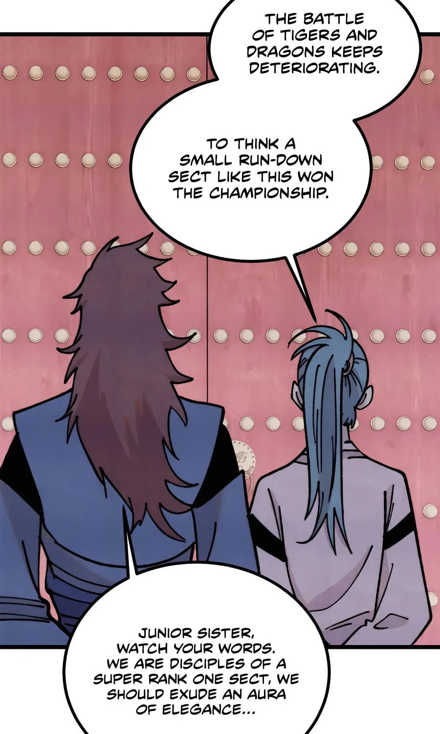 Read All Hail the Sect Leader chapter 391 image 1 on Lezhin