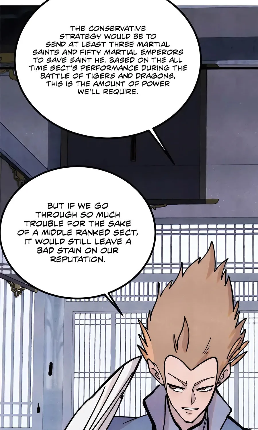 Read All Hail the Sect Leader chapter 398 image 32 on Lezhin