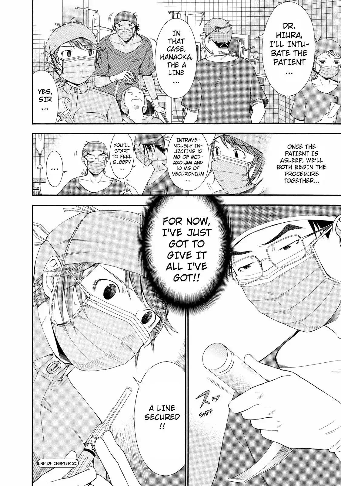 Read Anesthesiologist Hana chapter 20 image 18 on Lezhin