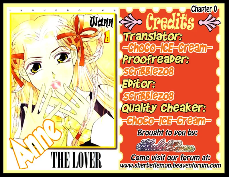 Read Anne THE LOVER chapter 0 image 1 on Lezhin