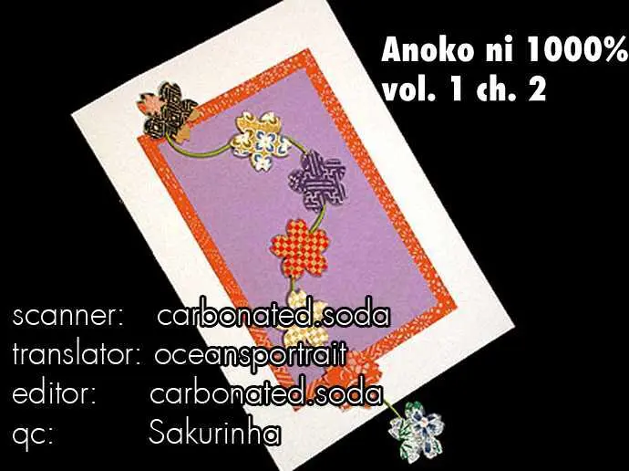 Anoko ni 1000% Chapter 2 page 1 - 