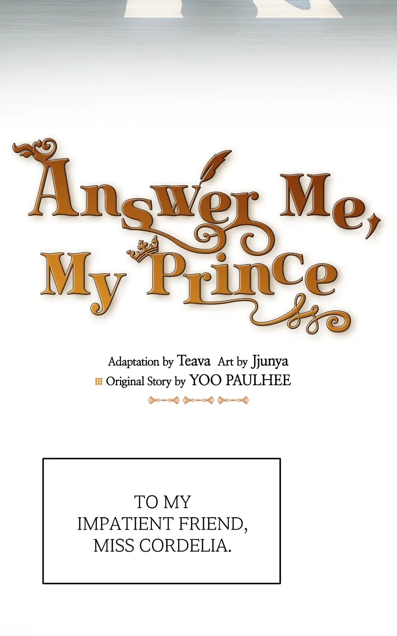 Read Answer Me, My Prince chapter 9 image 3 on Lezhin