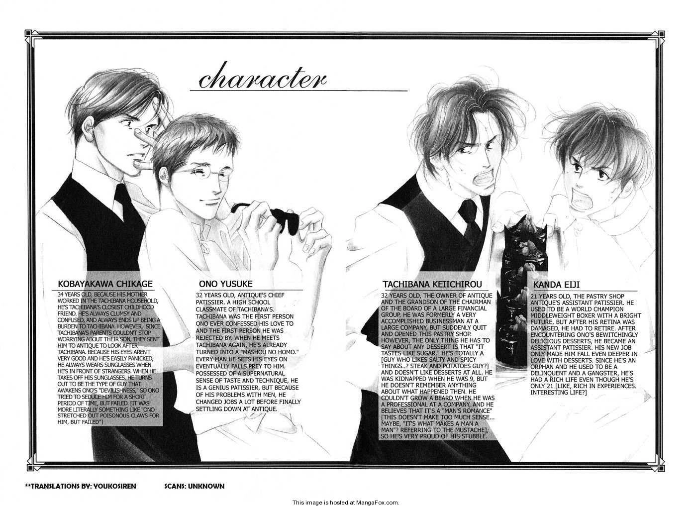 Read Antique Bakery chapter 0 image 1 on Lezhin