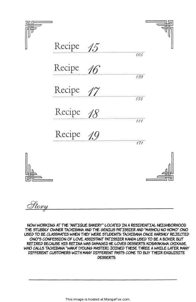 Read Antique Bakery chapter 0 image 2 on Lezhin