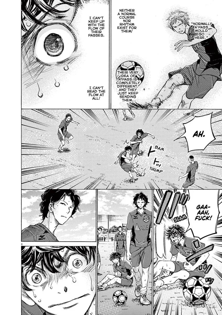 Read Ao Ashi chapter 121 image 7 on Lezhin