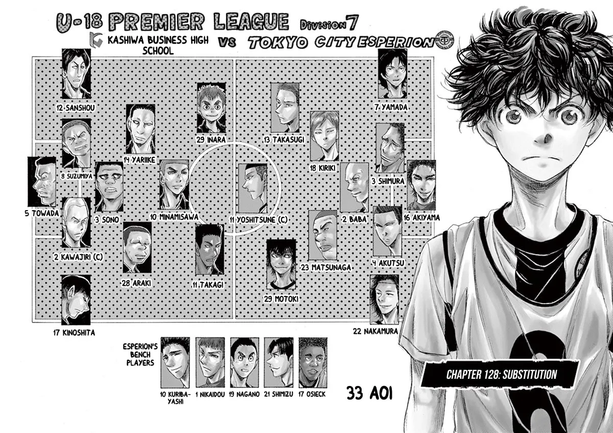 Read Ao Ashi chapter 128 image 1 on Lezhin