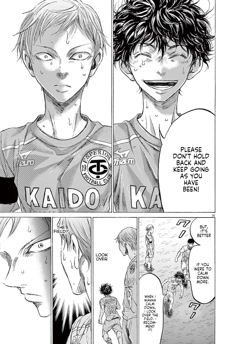 Read Ao Ashi chapter 167 image 16 on Lezhin