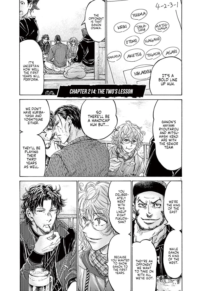 Read Ao Ashi chapter 214 image 1 on Lezhin