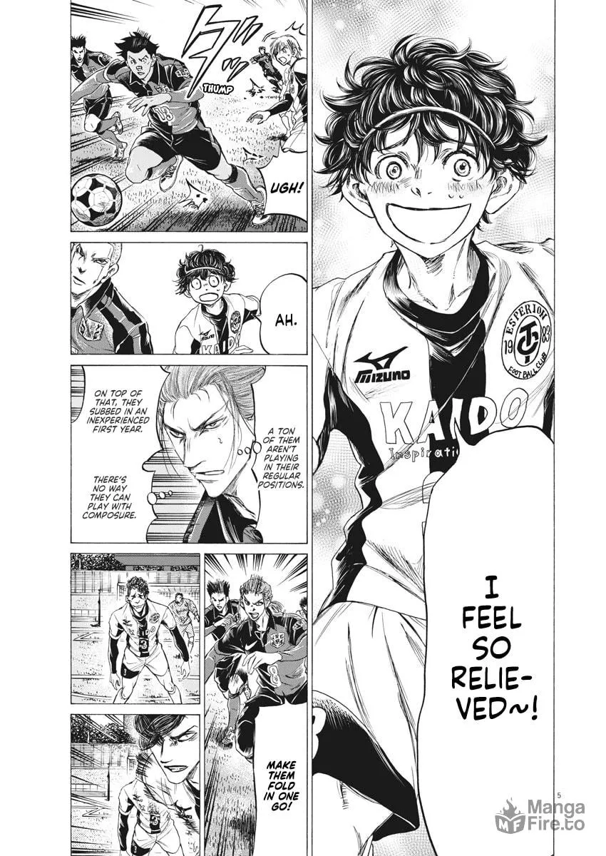 Read Ao Ashi chapter 255 image 4 on Lezhin