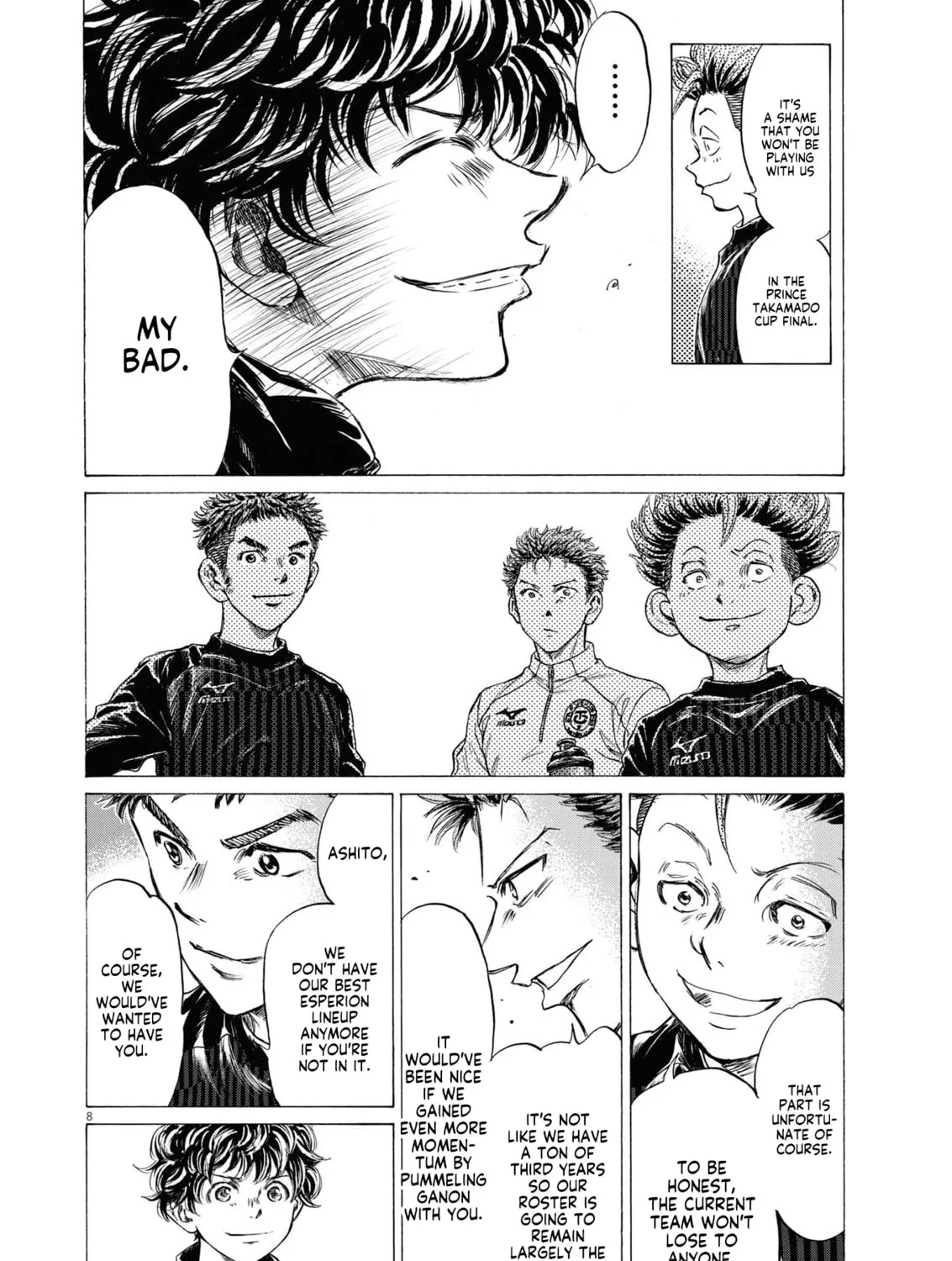 Read Ao Ashi chapter 283 image 14 on Lezhin