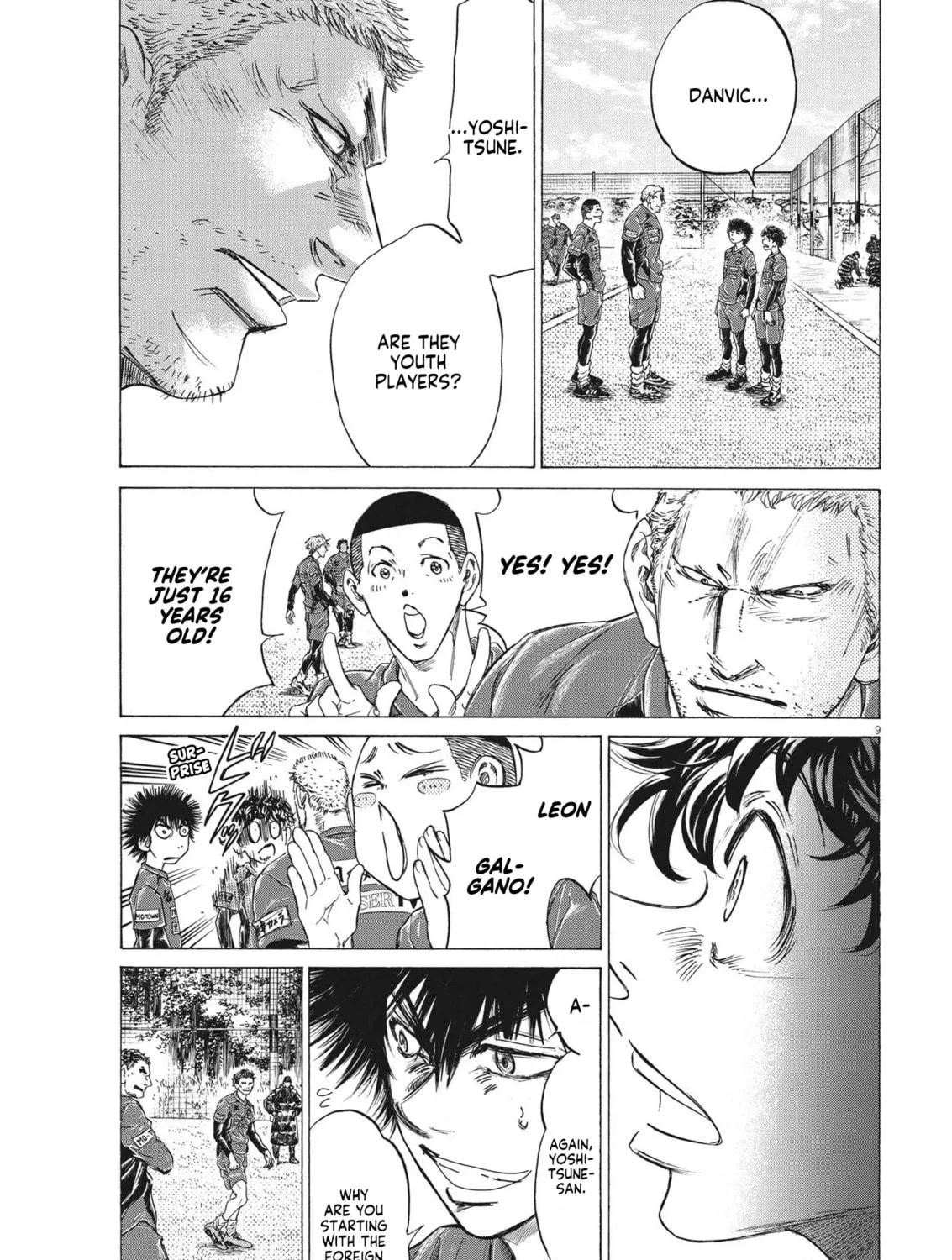Read Ao Ashi chapter 284 image 16 on Lezhin