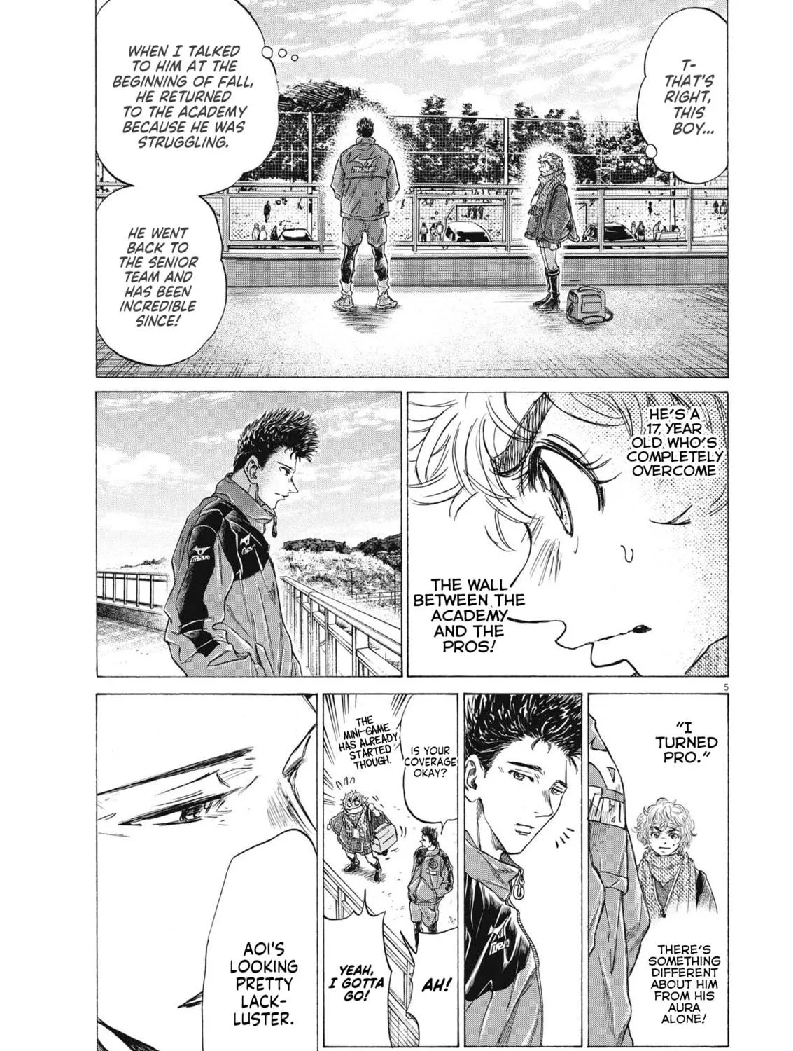 Read Ao Ashi chapter 286 image 8 on Lezhin