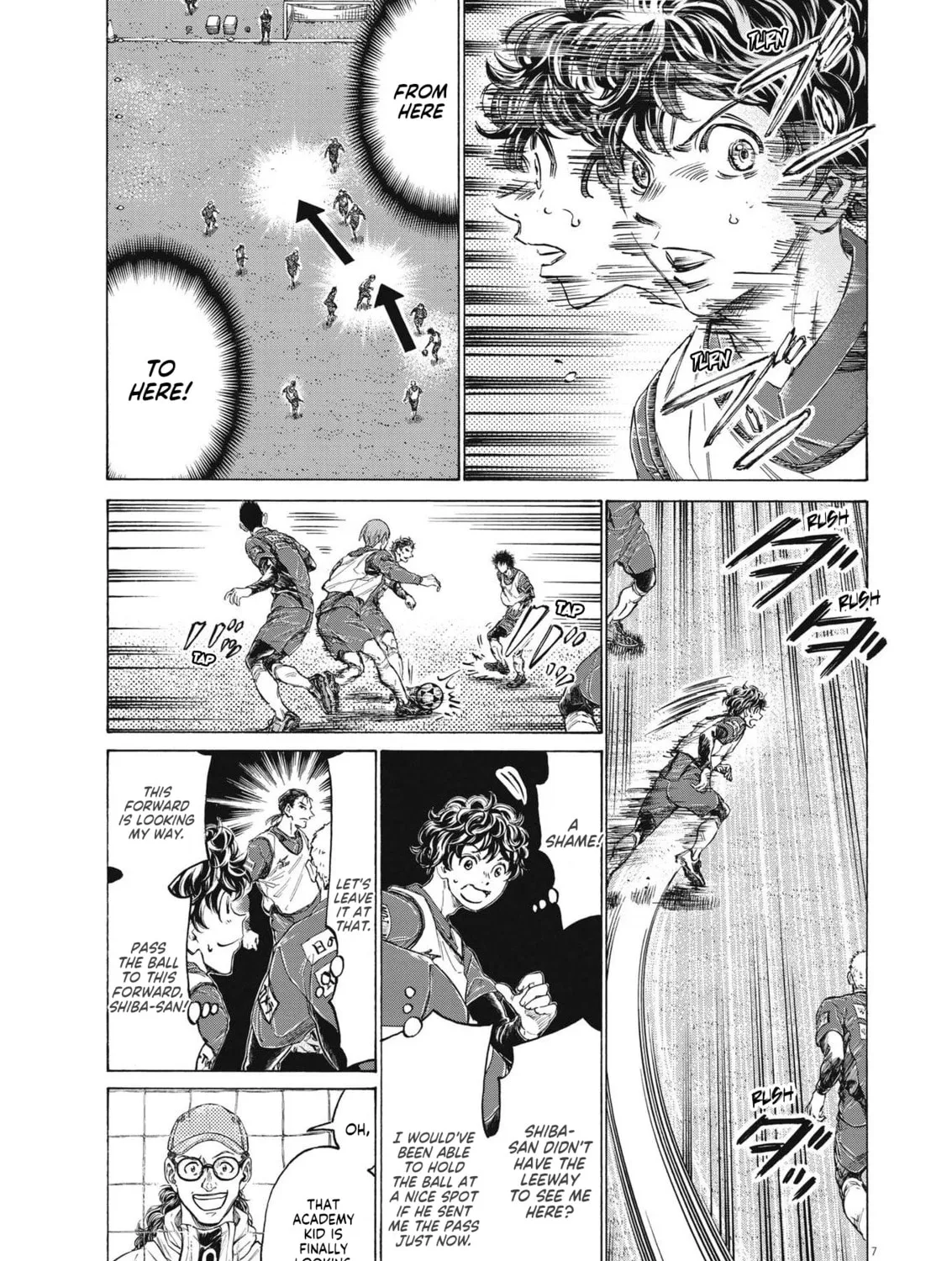Read Ao Ashi chapter 287 image 12 on Lezhin