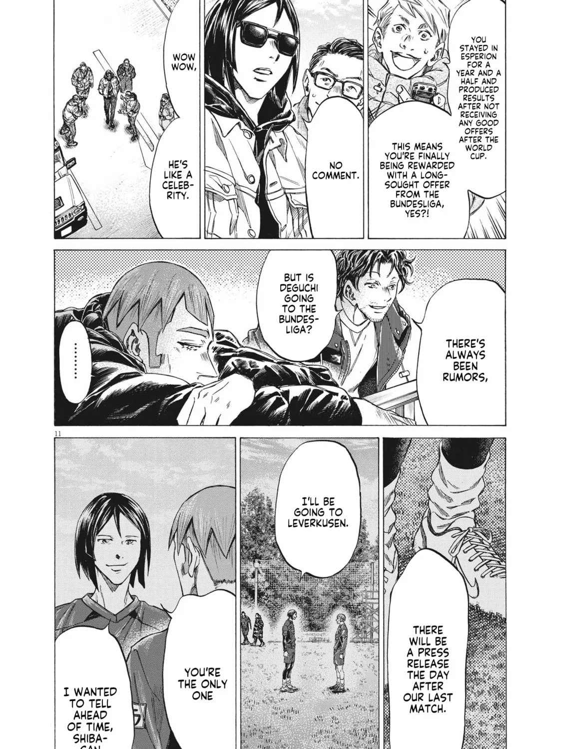 Read Ao Ashi chapter 289 image 20 on Lezhin
