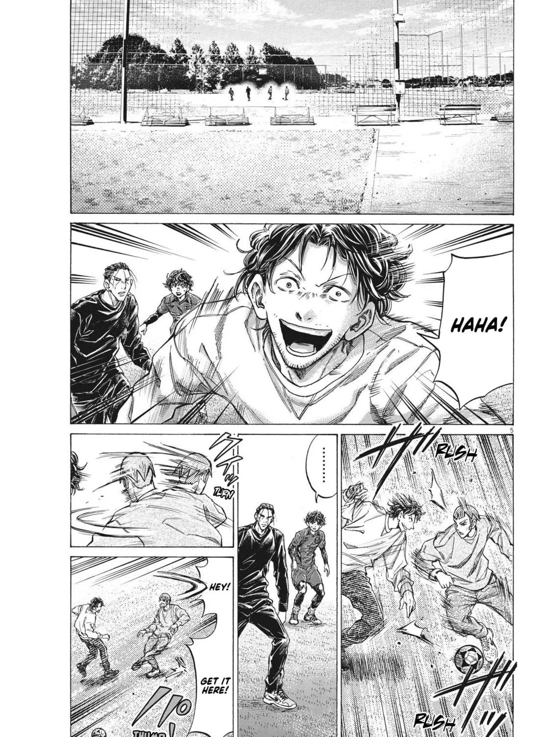 Read Ao Ashi chapter 290 image 8 on Lezhin