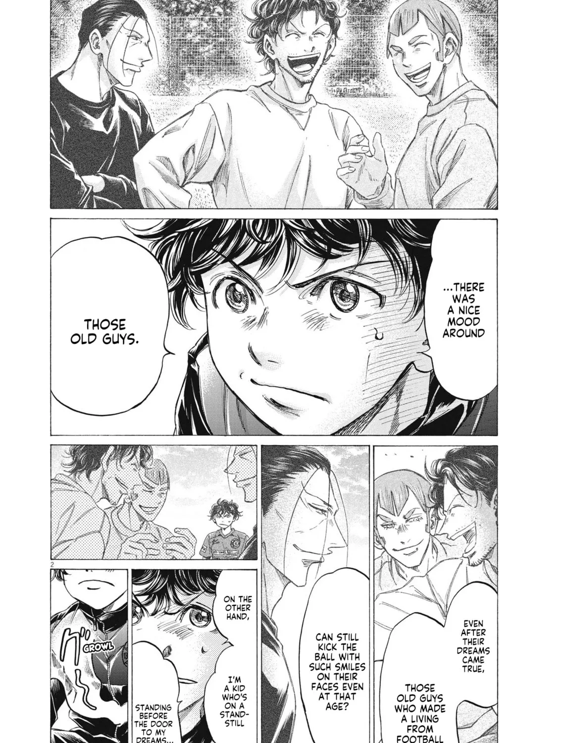 Read Ao Ashi chapter 291 image 2 on Lezhin