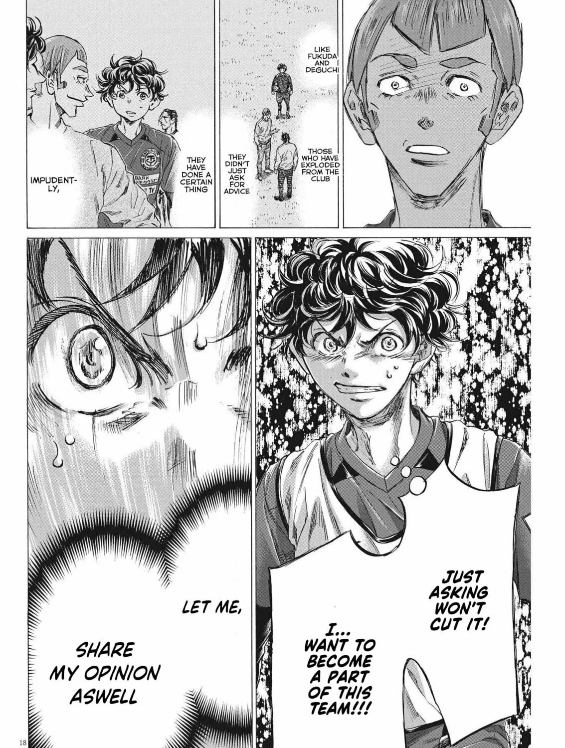 Read Ao Ashi chapter 293 image 35 on Lezhin
