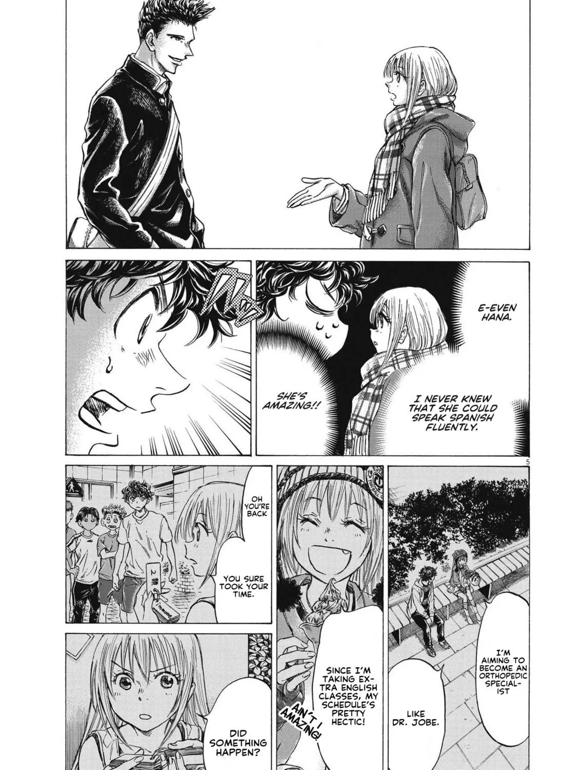 Read Ao Ashi chapter 298 image 9 on Lezhin