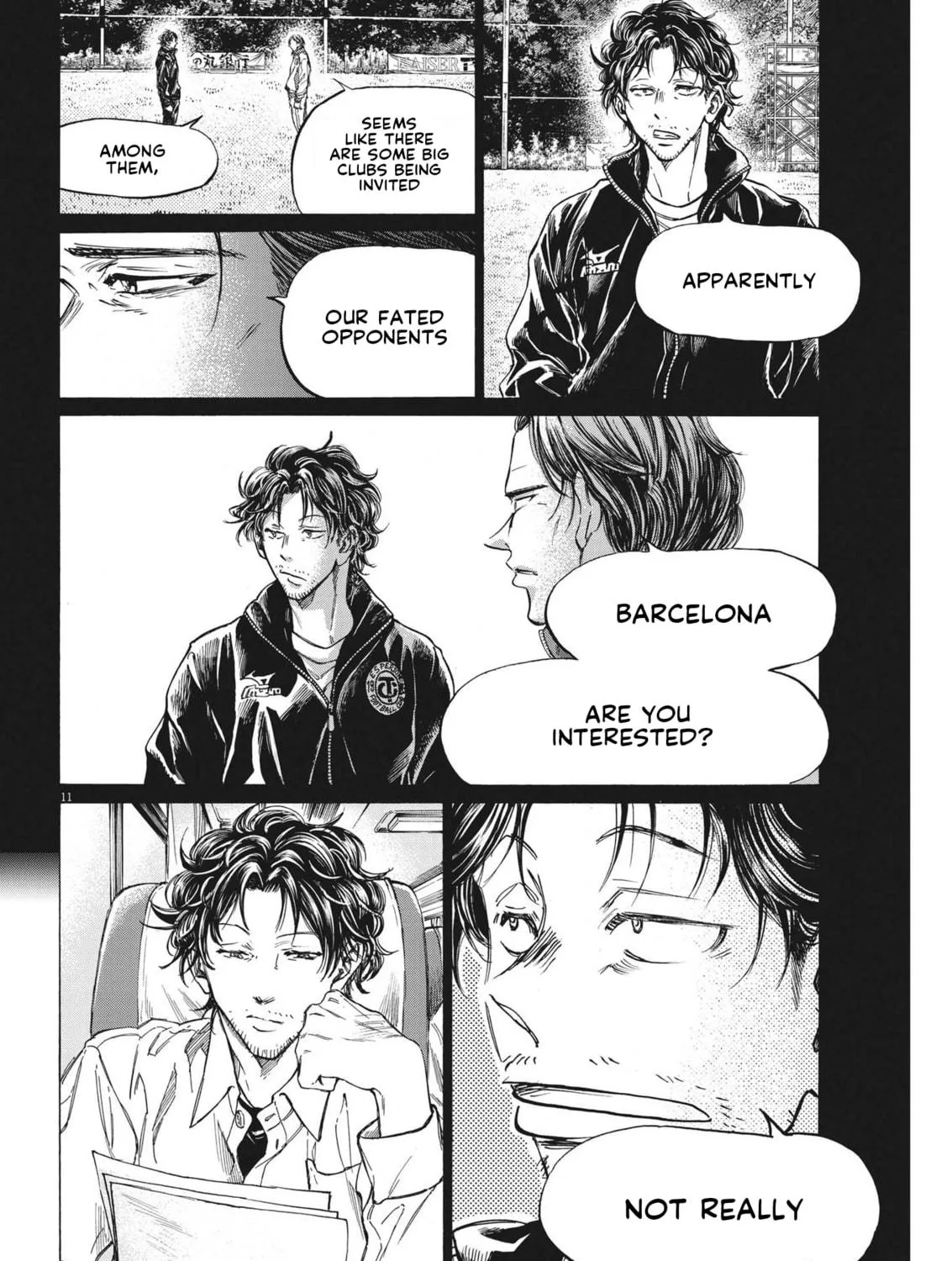 Read Ao Ashi chapter 300 image 21 on Lezhin