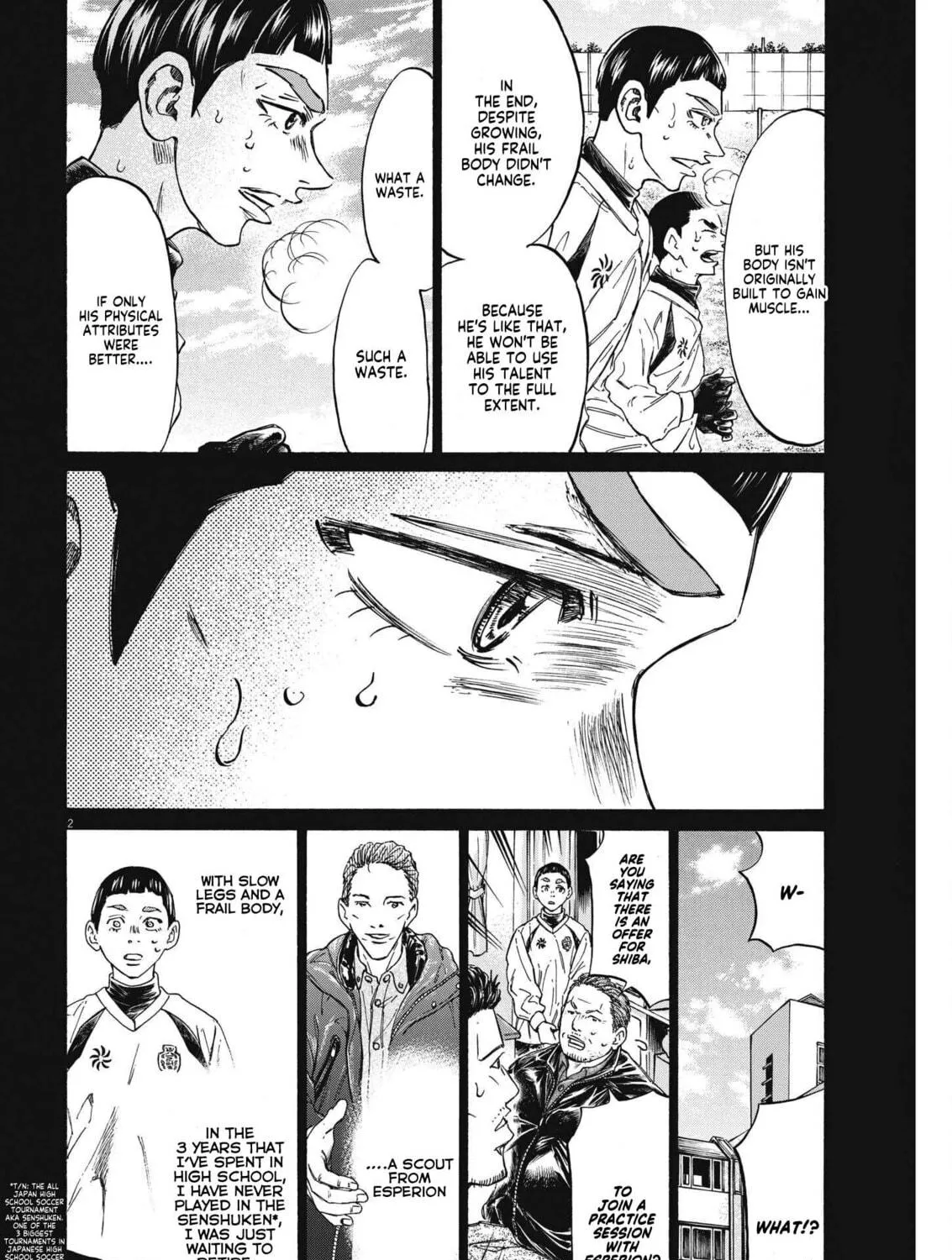 Read Ao Ashi chapter 303 image 3 on Lezhin