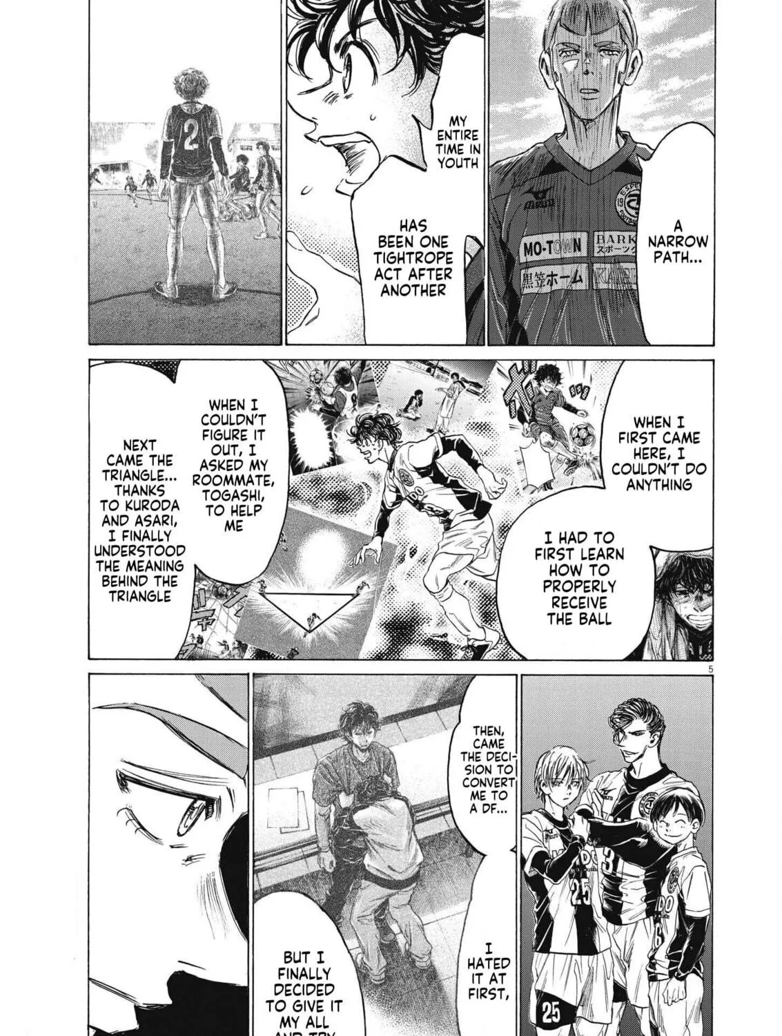 Read Ao Ashi chapter 307 image 9 on Lezhin