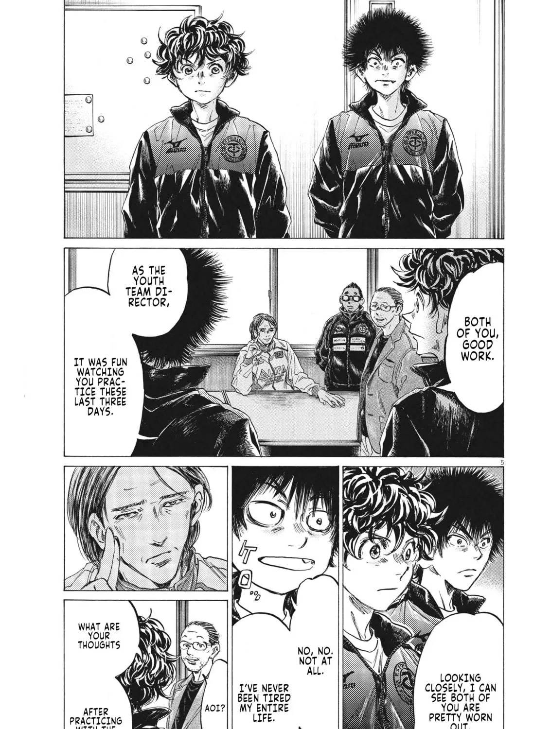 Read Ao Ashi chapter 308 image 9 on Lezhin
