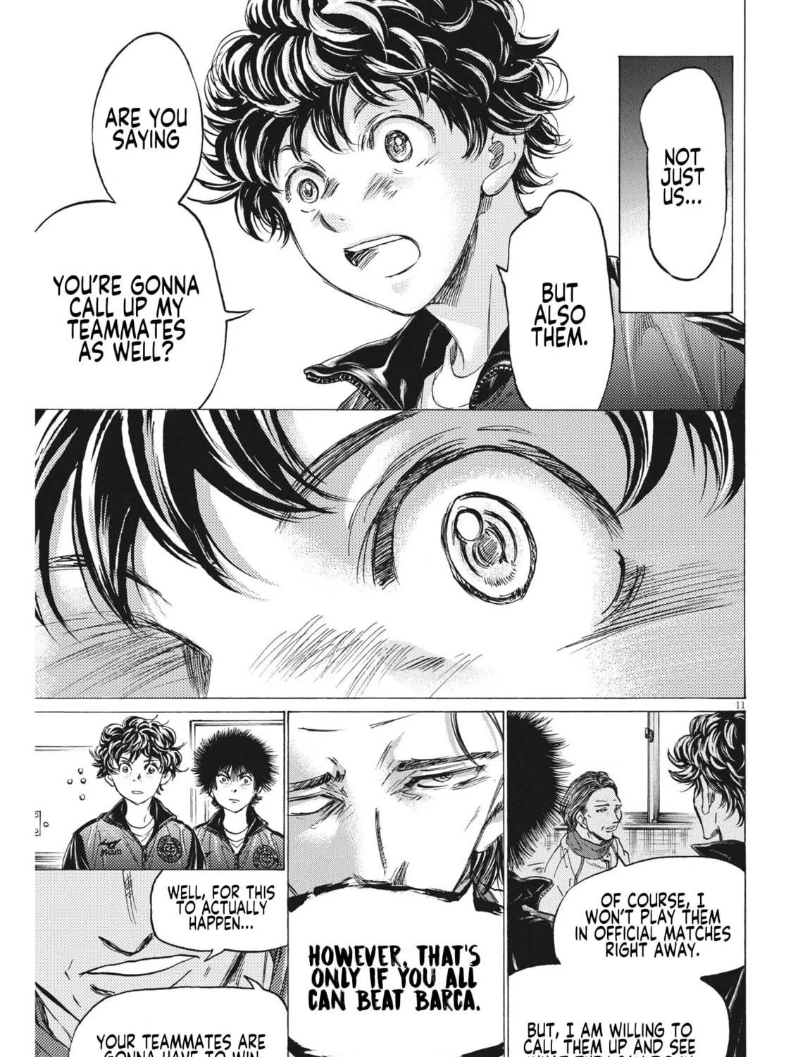 Read Ao Ashi chapter 309 image 21 on Lezhin