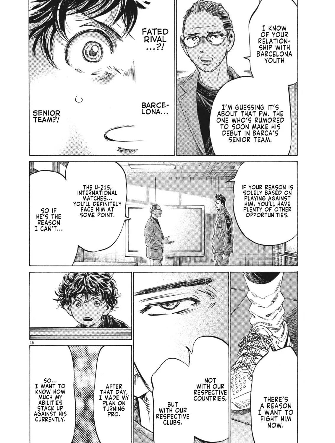 Read Ao Ashi chapter 310 image 31 on Lezhin
