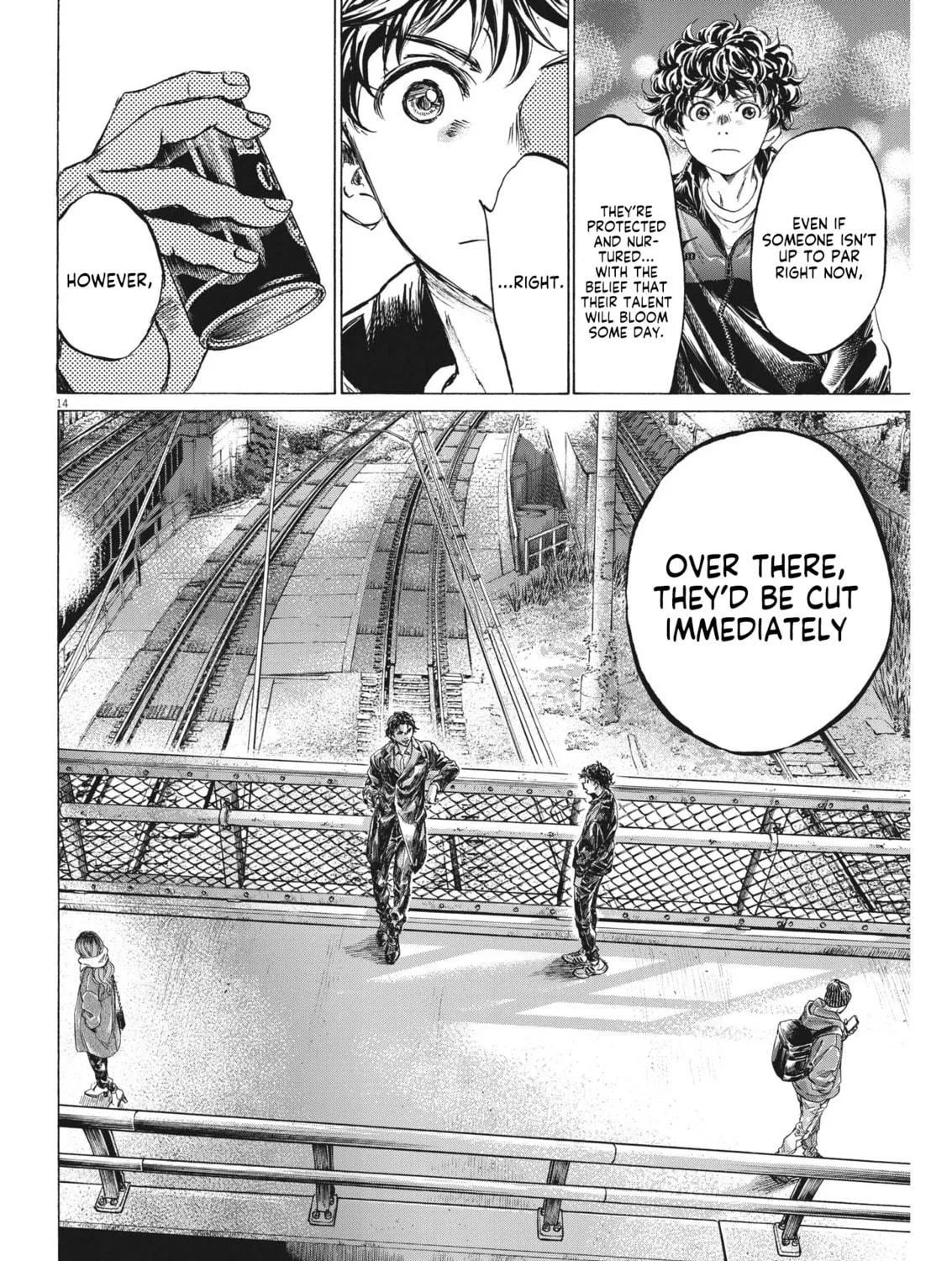 Read Ao Ashi chapter 312 image 27 on Lezhin