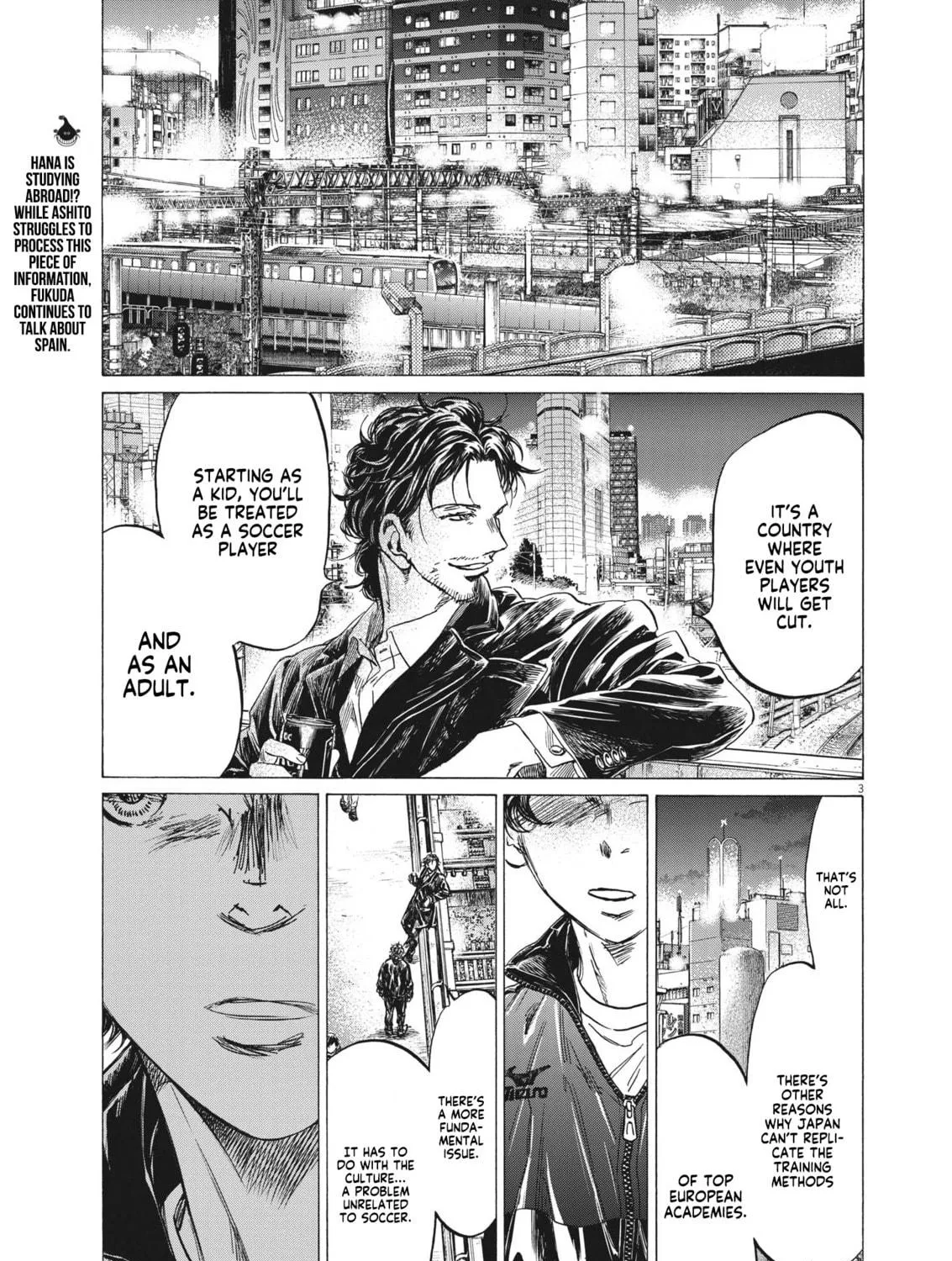 Read Ao Ashi chapter 313 image 3 on Lezhin