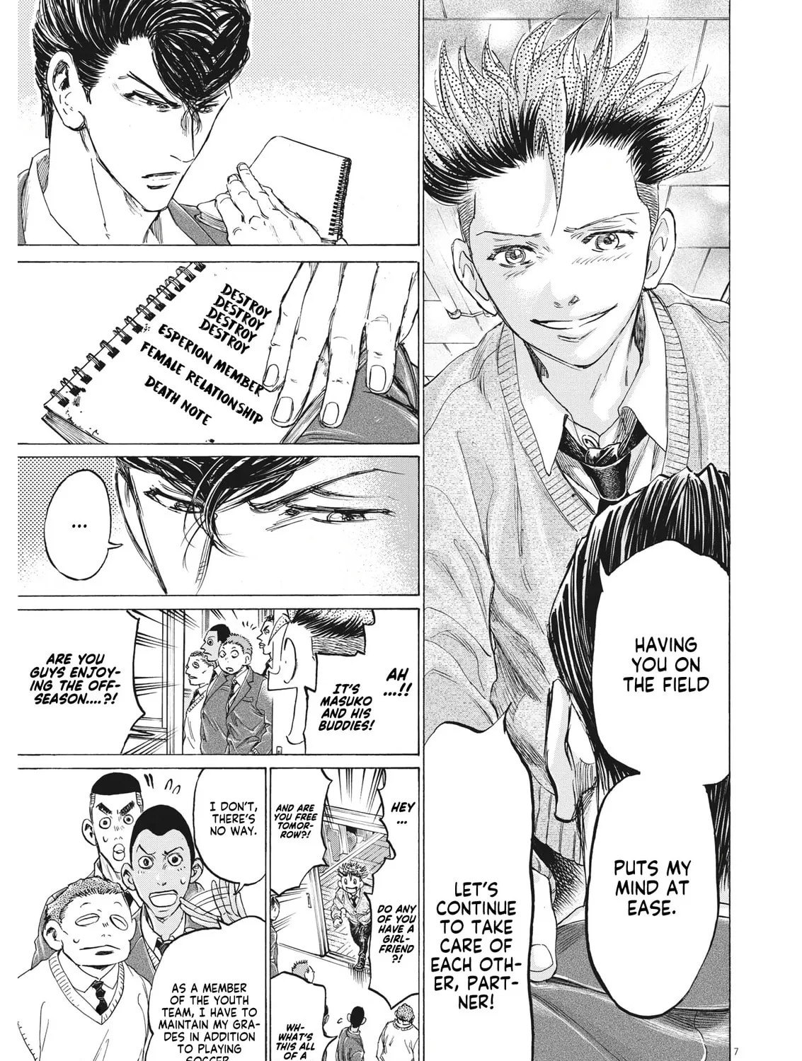 Read Ao Ashi chapter 314 image 13 on Lezhin