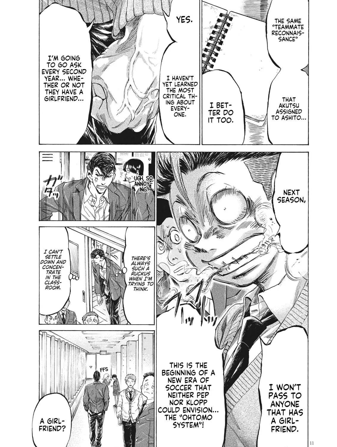 Read Ao Ashi chapter 314 image 21 on Lezhin