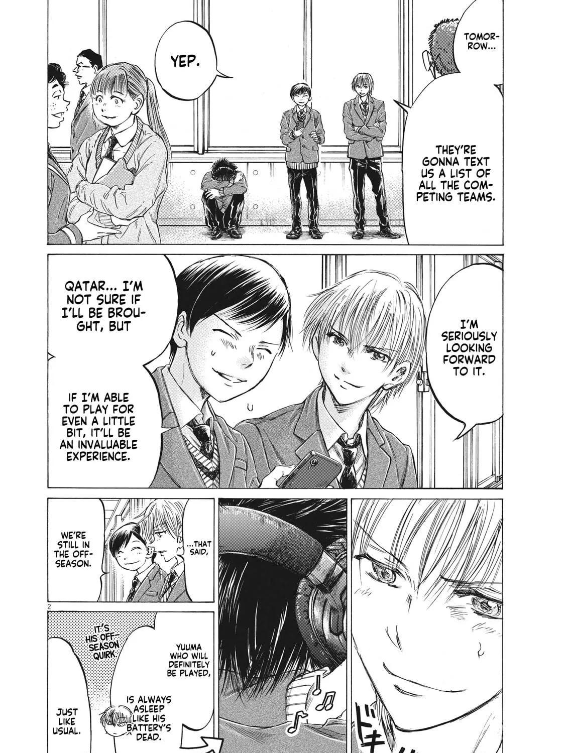 Read Ao Ashi chapter 314 image 3 on Lezhin