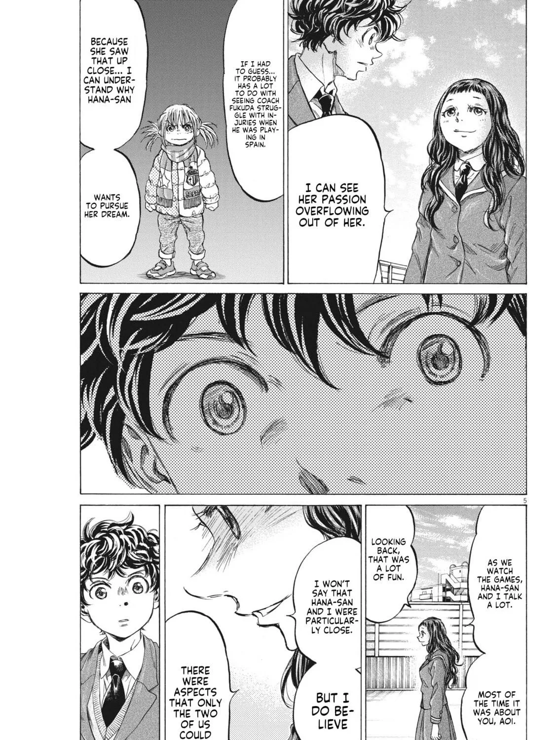 Read Ao Ashi chapter 315 image 9 on Lezhin